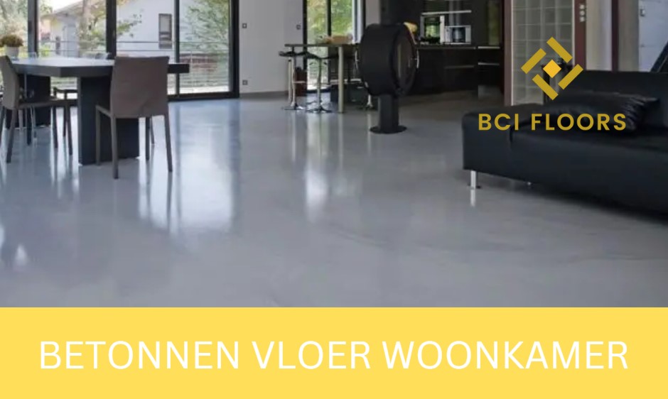betonnen vloer woonkamer