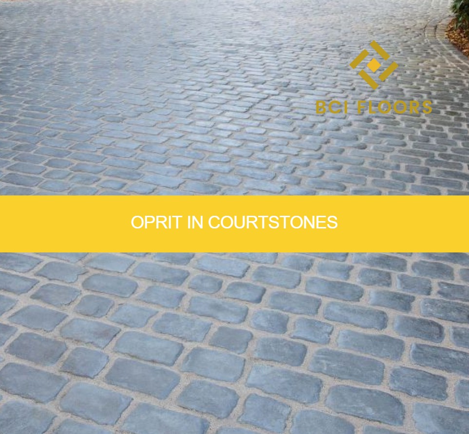 Oprit in courtstones