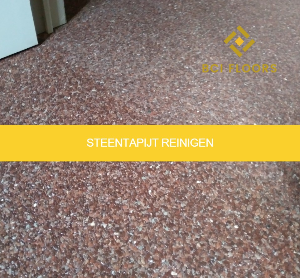 Steentapijt reinigen